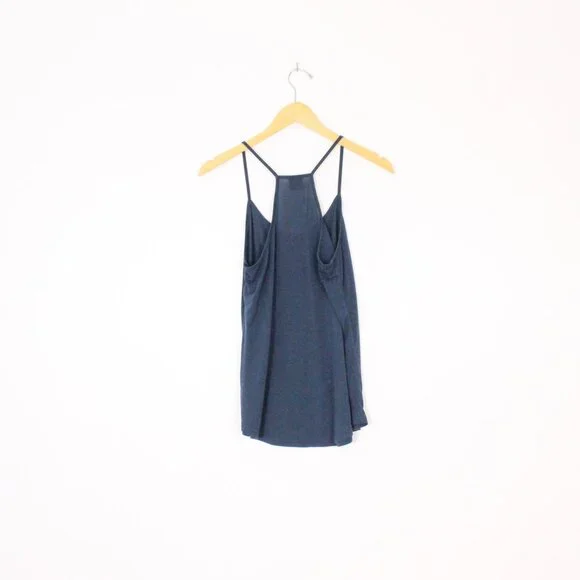 *Angie Racer Back Navy Tank Top - Picture 5 of 6